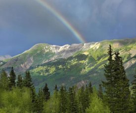 Tim Fitzharris - Rainbow over Brown Mountain, Colorado