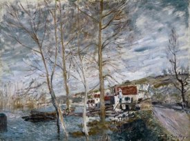 Alfred Sisley - Flood at Moret (Inondation a Moret), 1879