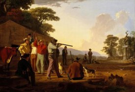 George Caleb Bingham - Shooting for the Beef, 1850