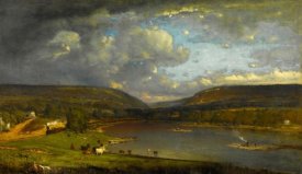 George Inness - On the Delaware River, 1861-1863