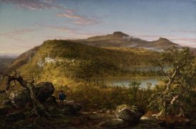 Thomas Cole - A View of the Two Lakes and Mountain House, Catskill Mountains, Morning, 1844