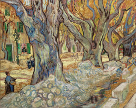 Vincent van Gogh - The Large Plane Trees (Road Menders at Saint-Rémy), 1889