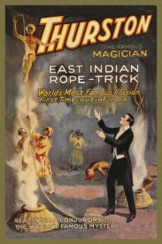 Strobridge - Magicians: East Indian Rope Trick: Thurston the Famous Magician