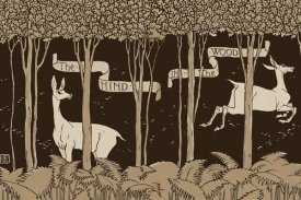 Walter Crane - Hind in the Wood Title Page