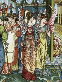 Walter Crane - Hind in the Wood - The Baby