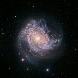 NASA - M83 - Spiral Galaxy (Hubble-Magellan Composite)