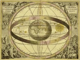 Andreas Cellarius - Maps of the Heavens: Sceno Systematis Ptolemaici