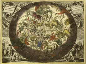 Andreas Cellarius - Maps of the Heavens: Hemisphaerium Stellatum Boreale Cum Subiecto