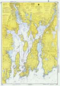 NOAA Historical Map and Chart Collection - Nautical Chart - Narragansett Bay ca. 1975