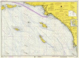 NOAA Historical Map and Chart Collection - Nautical Chart - San Diego to Santa Rosa Island ca. 1975