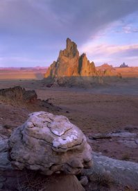 Tim Fitzharris - Church Rock, eroded volcanic plug 300 feet tall, Monument Valley, Arizona