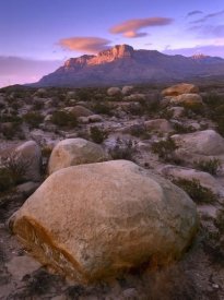 Tim Fitzharris - Boulder field and El Capitan, Guadalupe Mountains National Park, Texas