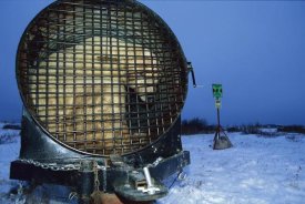 Konrad Wothe - Polar Bear in bear trap, Churchill, Canada