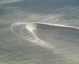 Gerry Ellis - Aerial of barchan dunes, Skeleton Coast National Park, Namibia