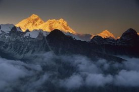 Colin Monteath - Mount Everest, Lhotse and Makalu in the evening, from Gokyo Ri, Khumbu, Nepal