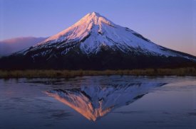 Harley Betts - Winter sunrise over Mt. Taranaki, Egmont National Park, New Zealand