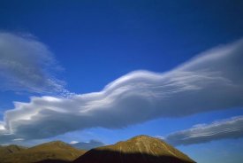 Ned Norton - Wind cloud over the Ben Ohau Range, New Zealand