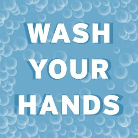 BG.Studio - Bathroom Signs - Bubbles - Wash Your Hands