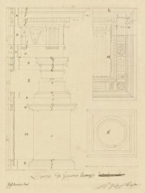 Giuseppe Vannini - Plate 13 for Elements of Civil Architecture, ca. 1818-1850