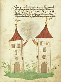 German 16th Century - Civic festival of the Nuremberg Schembartlauf - Towers