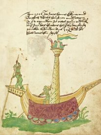 German 16th Century - Civic festival of the Nuremberg Schembartlauf - Ship Float