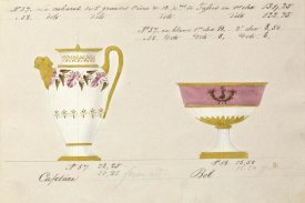 Honoré - Cafetière et bol, ca. 1800-1820