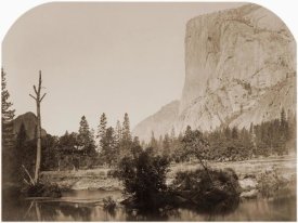 Carleton Watkins - Tutucanula - El Capitan 3600 ft. Yosemite, California, 1861