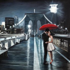 Pierre Benson - Kissing on Brooklyn Bridge