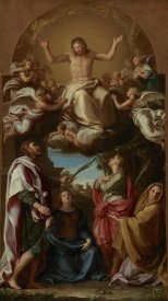 Pompeo Girolamo Batoni - Christ in Glory with Saints Celsus, Julian, Marcionilla and Basilissa