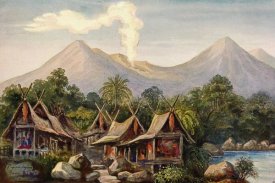Ernst Haeckel - Vulkan Papandajan auf Java
