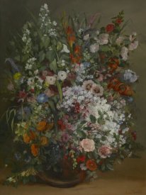 Gustave Courbet - Bouquet of Flowers in a Vase