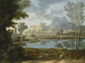 Nicolas Poussin - Landscape with a Calm (Un Temps calme et serein)