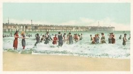 Detroit Publishing Co. - Surf Bathing, Long Beach, Calif., 1898
