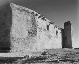 Ansel Adams - Church Side Wall and Tower, Acoma Pueblo, New Mexico - National Parks and Monuments, ca. 1933-1942