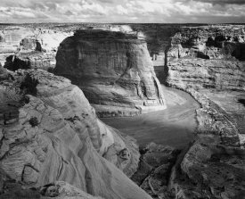Ansel Adams - View of valley from mountain, Canyon de Chelly, Arizona - National Parks and Monuments, 1941