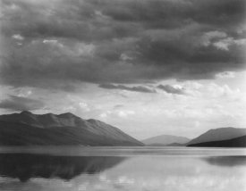 Ansel Adams - Evening, McDonald Lake, Glacier National Park, Montana - National Parks and Monuments, 1941