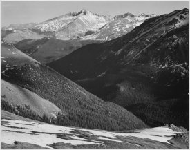 Ansel Adams - Long's Peak in Rocky Mountain National Park, Colorado, ca. 1941-1942