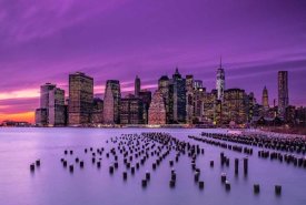 J.G. Damlow - New York Violet Sunset