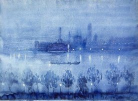 Joseph Pennell - Blue Night, London