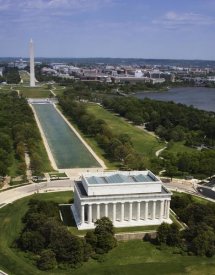 Carol Highsmith - National Mall, Lincoln Memorial and Washington Monument, Washington D.C.
