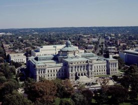 Carol Highsmith - View of the Library of Congress Thomas Jefferson Building from the U.S. Capitol dome, Washington, D.C.