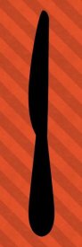 BG.Studio - Mealtime: Red Stripes - Knife
