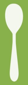 BG.Studio - Mealtime: White on Green - Spoon