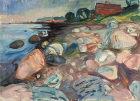 Edvard Munch - Shore with Red House, 1904