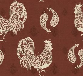 Daphne Brissonnet - Woodcut Rooster Patterns