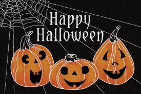 Elyse DeNeige - Spooky Jack O Lanterns Three Pumpkins