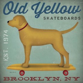 Ryan Fowler - Golden Dog on Skateboard