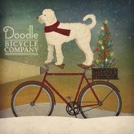 Ryan Fowler - White Doodle on Bike Christmas