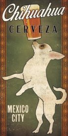Ryan Fowler - White Chihuahua on Green