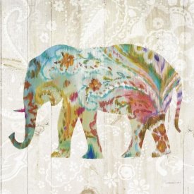Danhui Nai - Boho Paisley Elephant II
